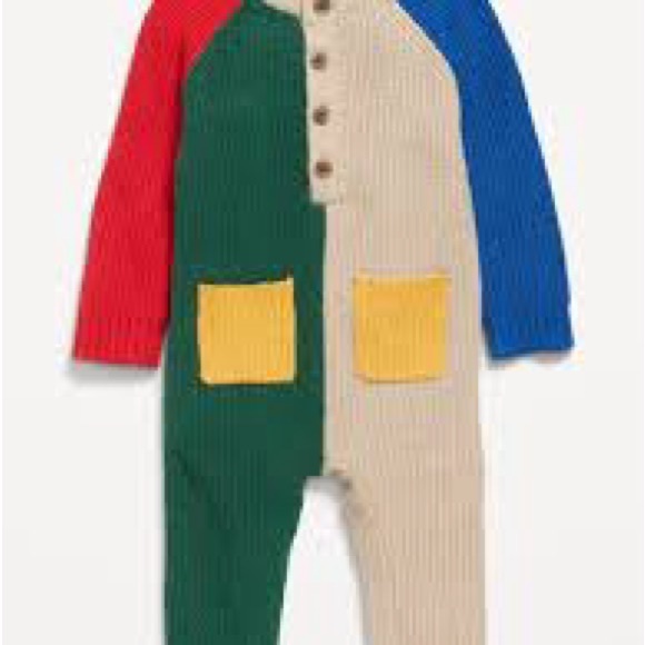 Old Navy Other - Old Navy Multicolor Knit Jumpsuit